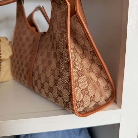 Gucci Brown Jackie Monogram Women's Bag - Picture 8 of 9